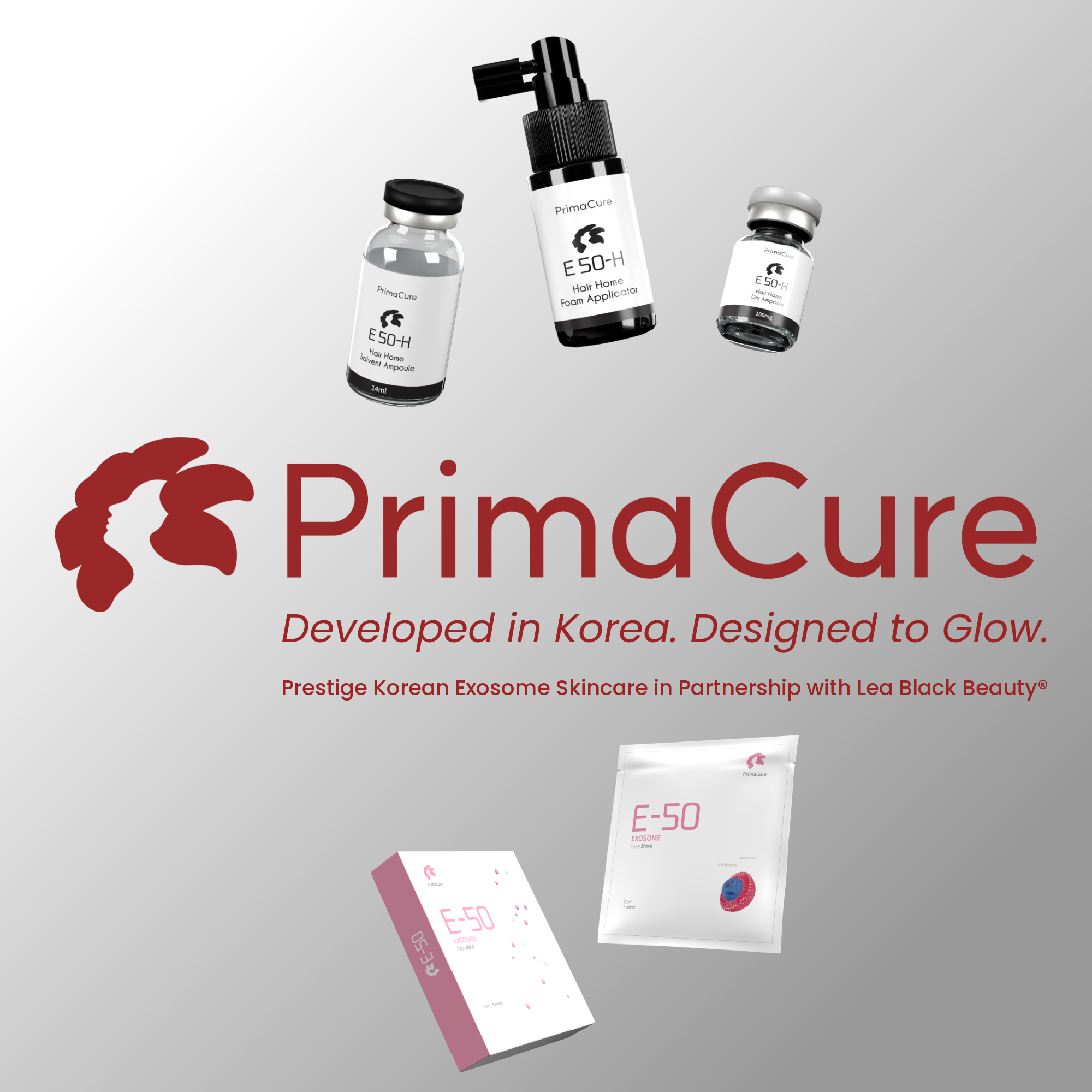 PrimaCure® e-50 Exosome Korean Skin & Hair Prestige Collection
