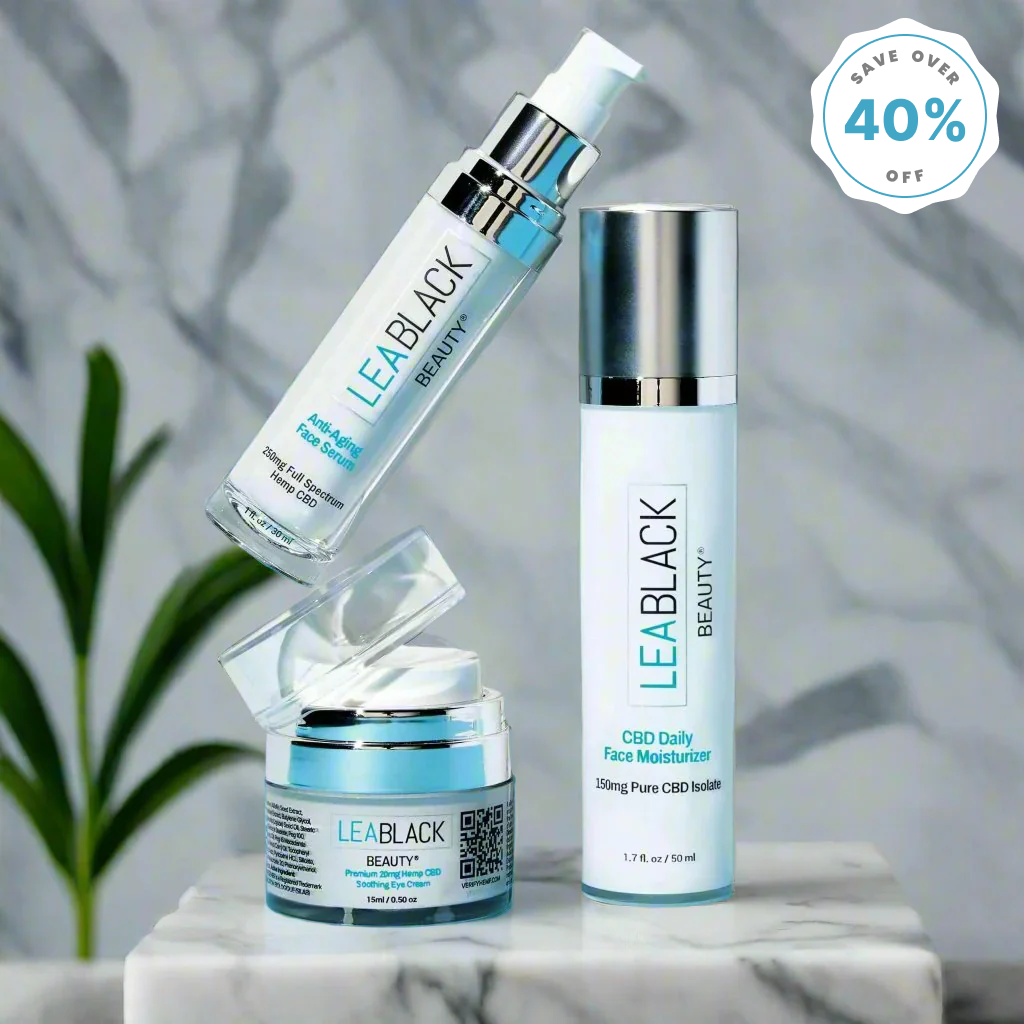 Lea Black Beauty® 3-Piece CBD Skincare Bundle