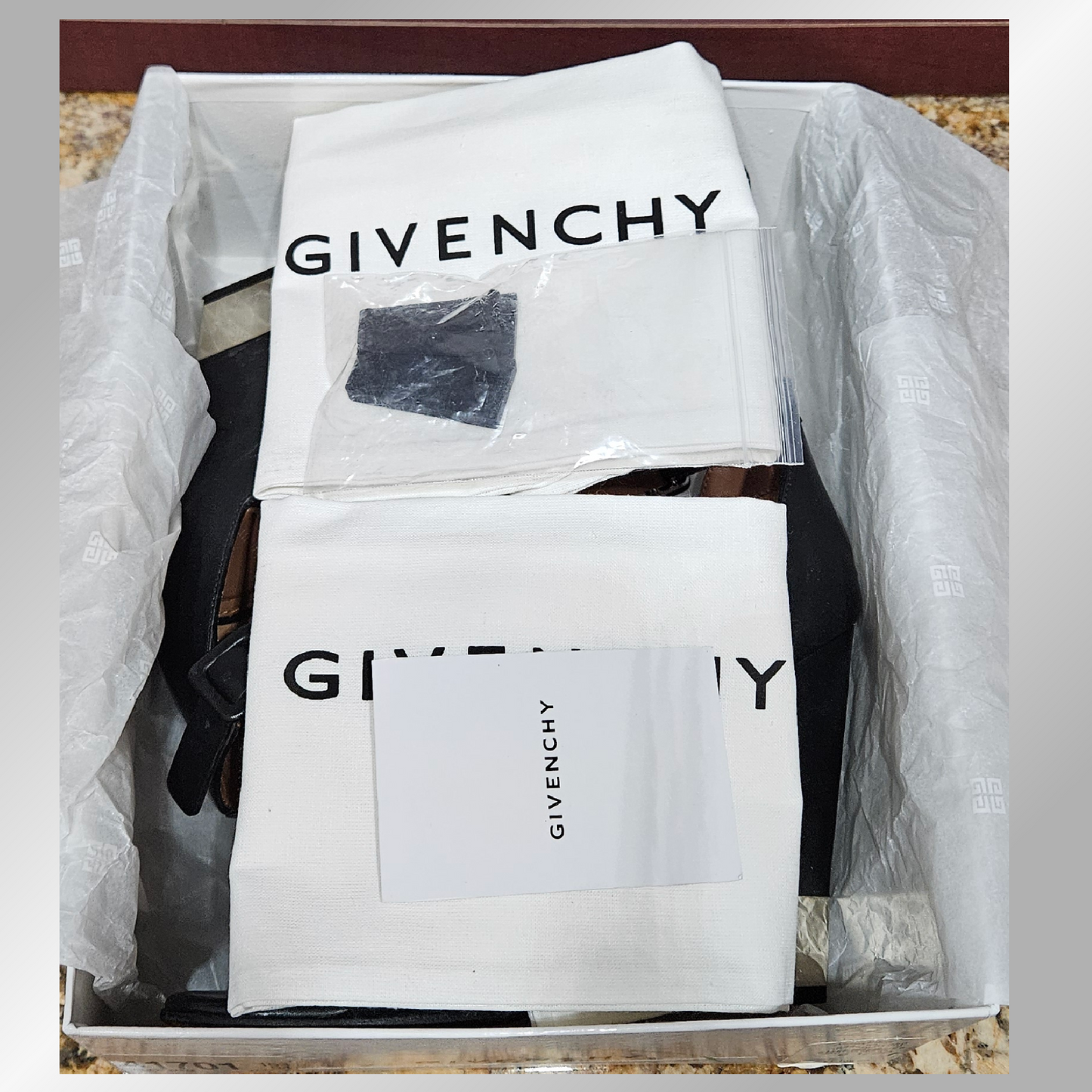 Loved By Lea: Givenchy Black Leather Sandal Pump (Size 39.5 / US 9.5)