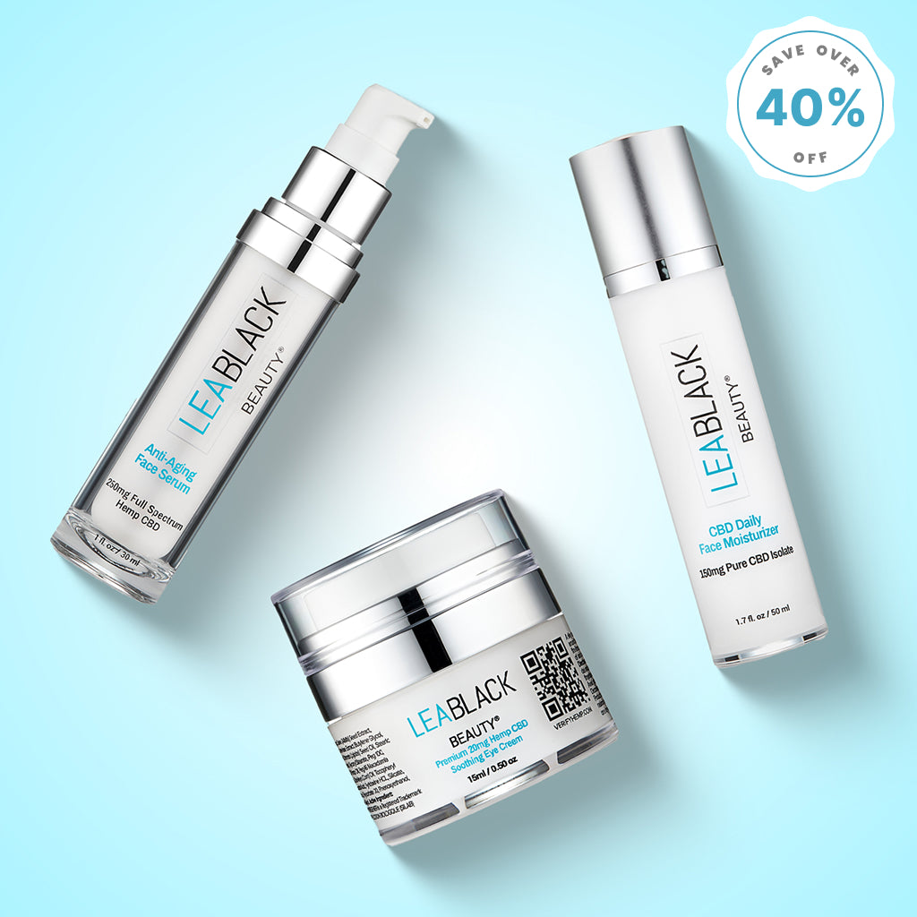 Lea Black Beauty® 3-Piece CBD Skincare Bundle