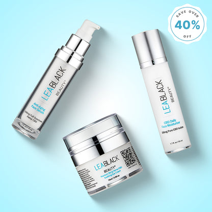Lea Black Beauty® 3-Piece CBD Skincare Bundle