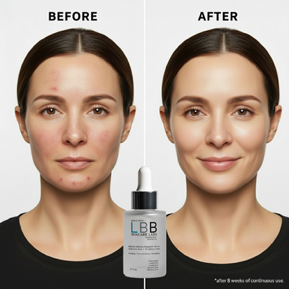 LBB Skincare Labs Blemish Defense Hydration Serum — Hyaluronic Acid + 2% Salicylic Acid