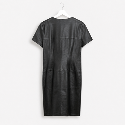 Chanel Black Lambskin Jacket Dress | 99A Collection | FR 40 / US 8 | Loved By Lea