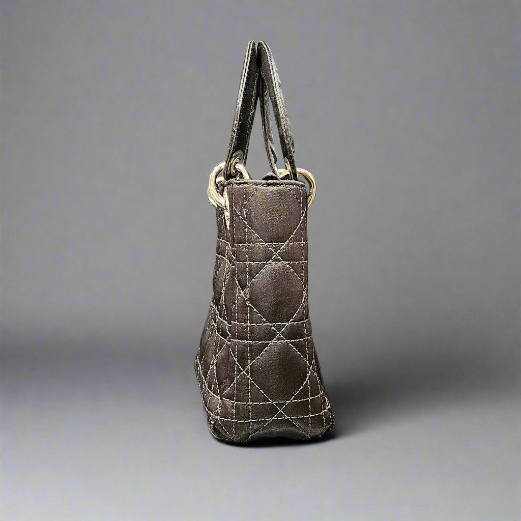 Loved By Lea Christian Dior Black Micro Lady Dior Handbag