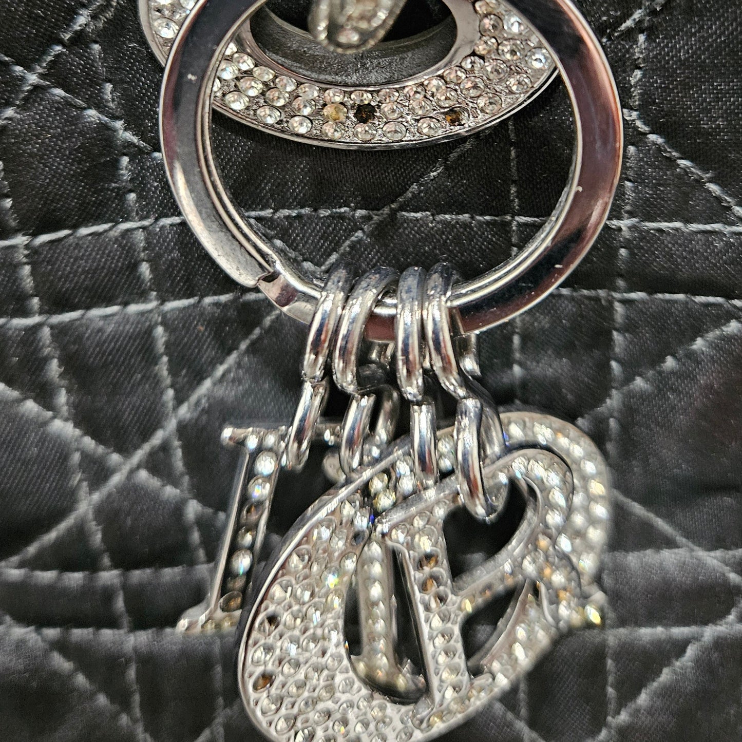 Loved By Lea Christian Dior Black Micro Lady Dior Handbag
