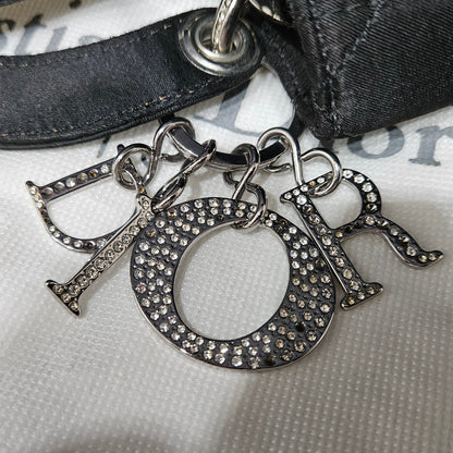 Loved By Lea Christian Dior Black Micro Lady Dior Handbag