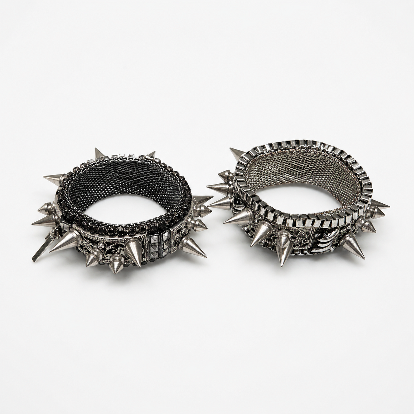 Custom LA Artist Spiked Cuff Bracelet Set | Loved By Lea