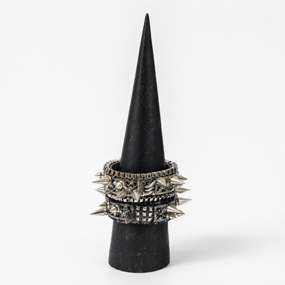 Custom LA Artist Spiked Cuff Bracelet Set | Loved By Lea
