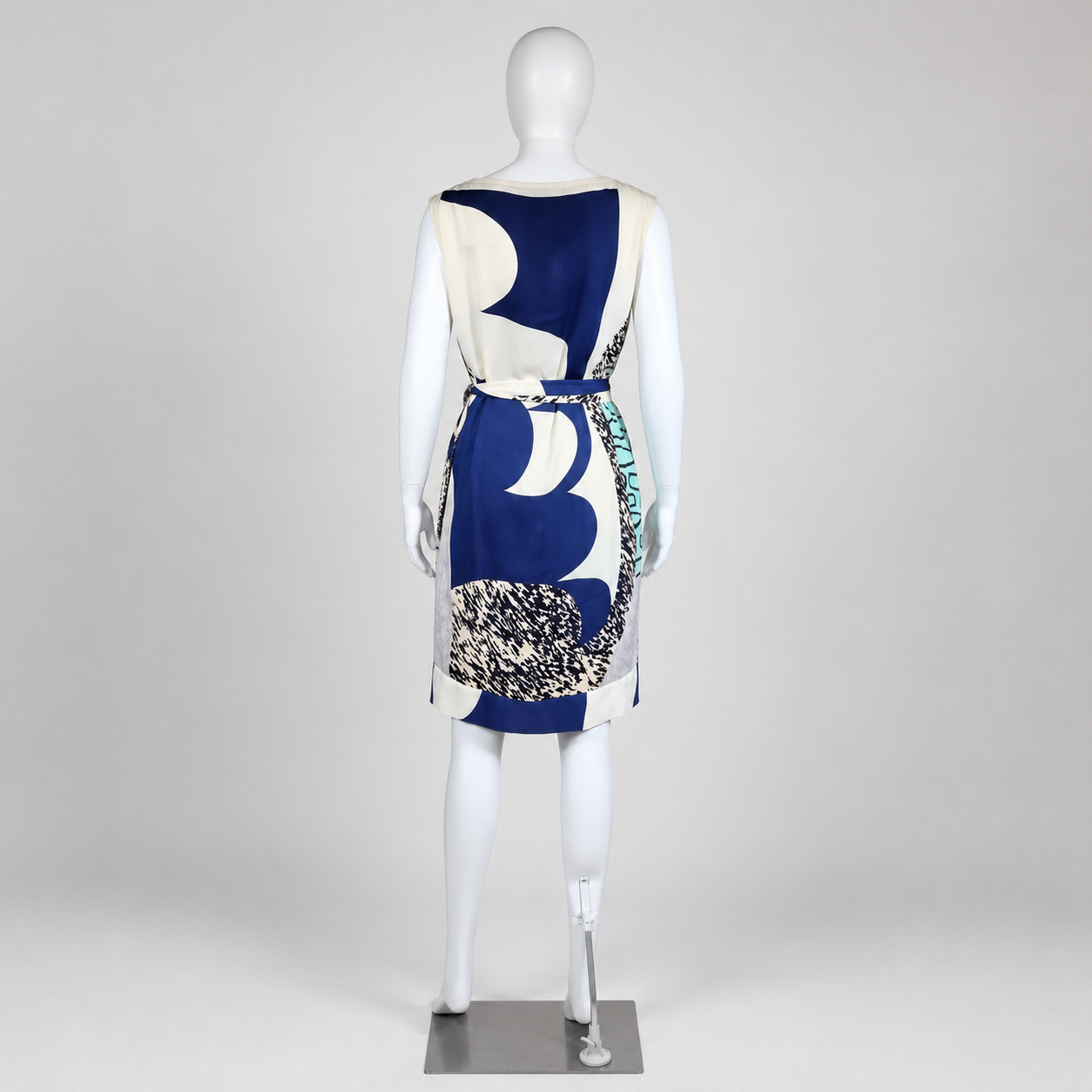 Diane von Furstenberg “Panels” Print Sleeveless Dress Size 10 | Loved By Lea