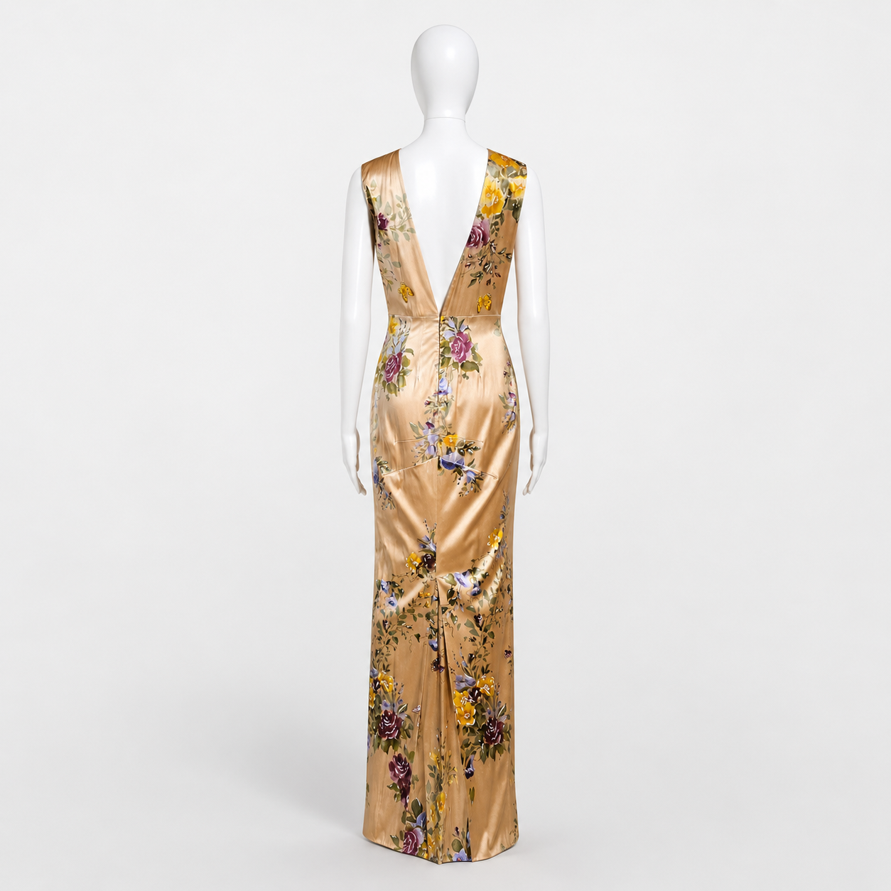 Dolce & Gabbana Floral Silk Gown Size IT 42 | Loved By Lea