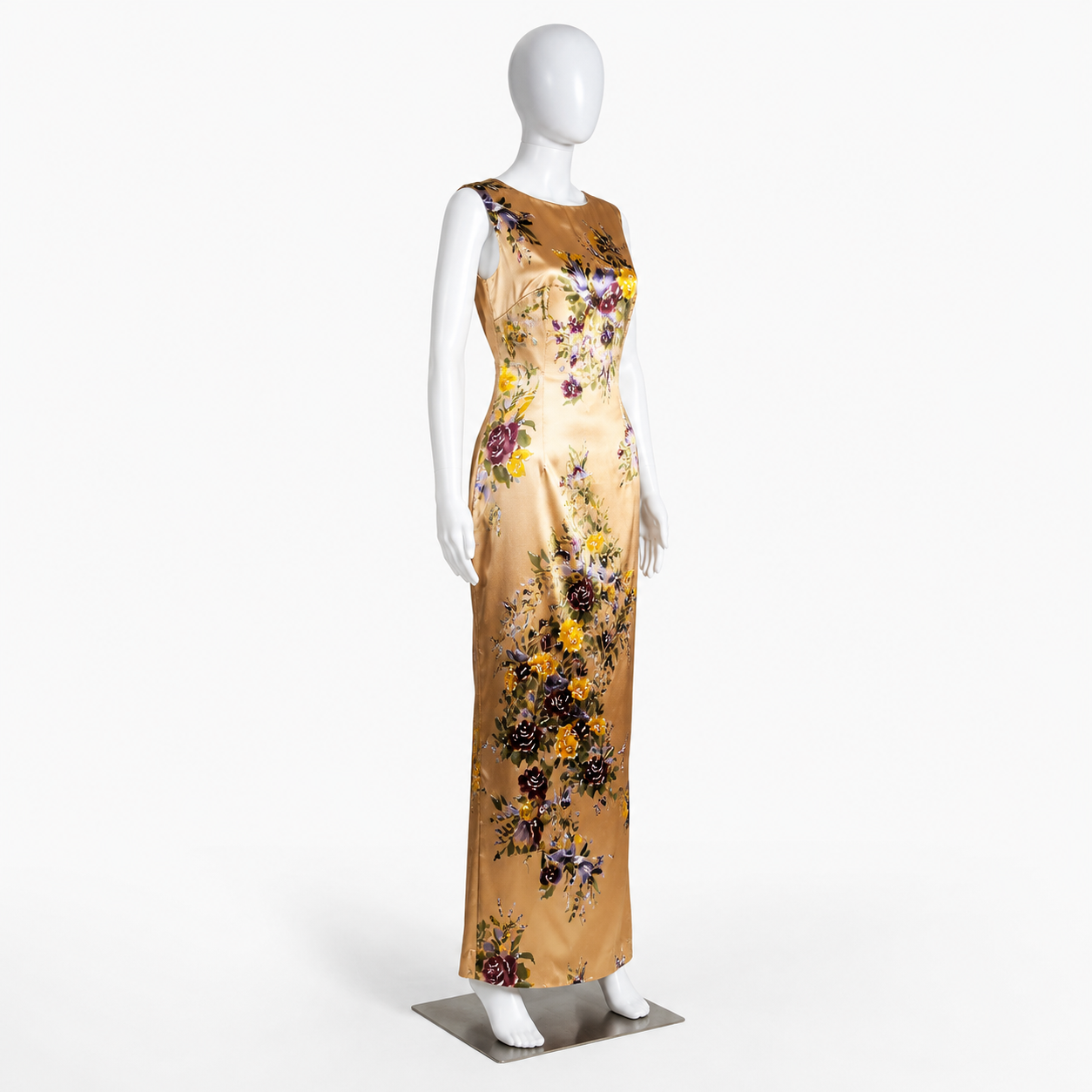 Dolce & Gabbana Floral Silk Gown Size IT 42 | Loved By Lea