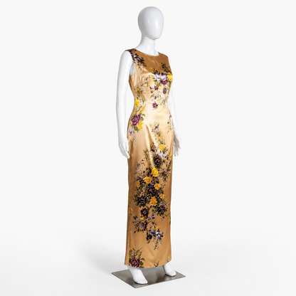 Dolce & Gabbana Floral Silk Gown Size IT 42 | Loved By Lea