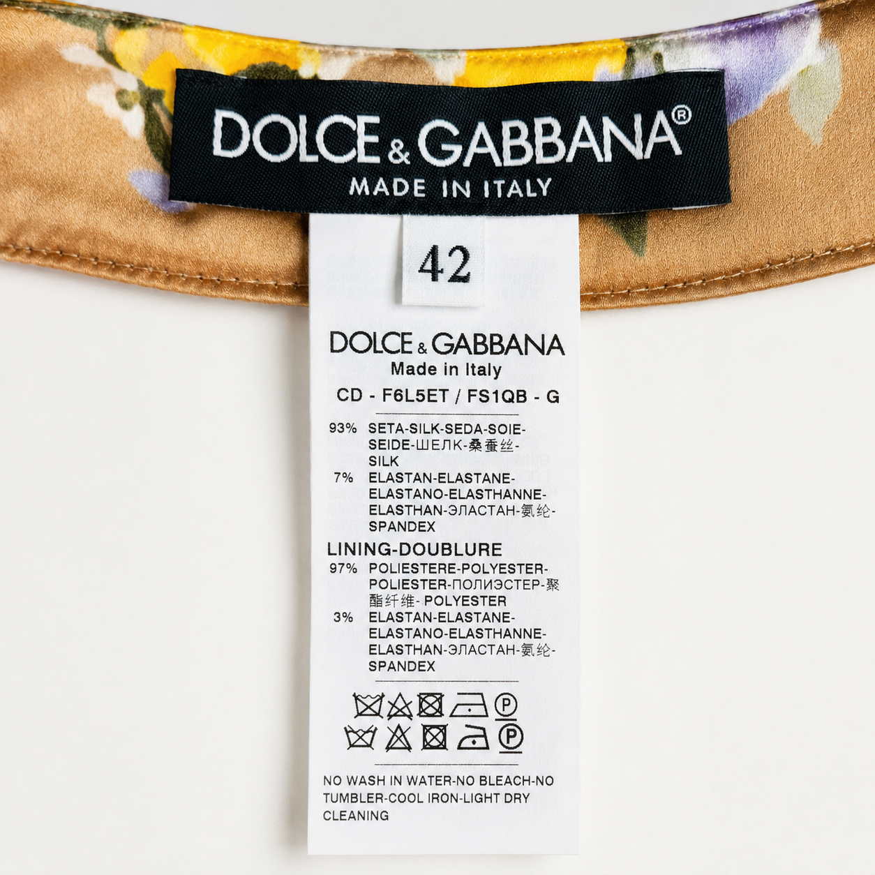 Dolce & Gabbana Floral Silk Gown Size IT 42 | Loved By Lea