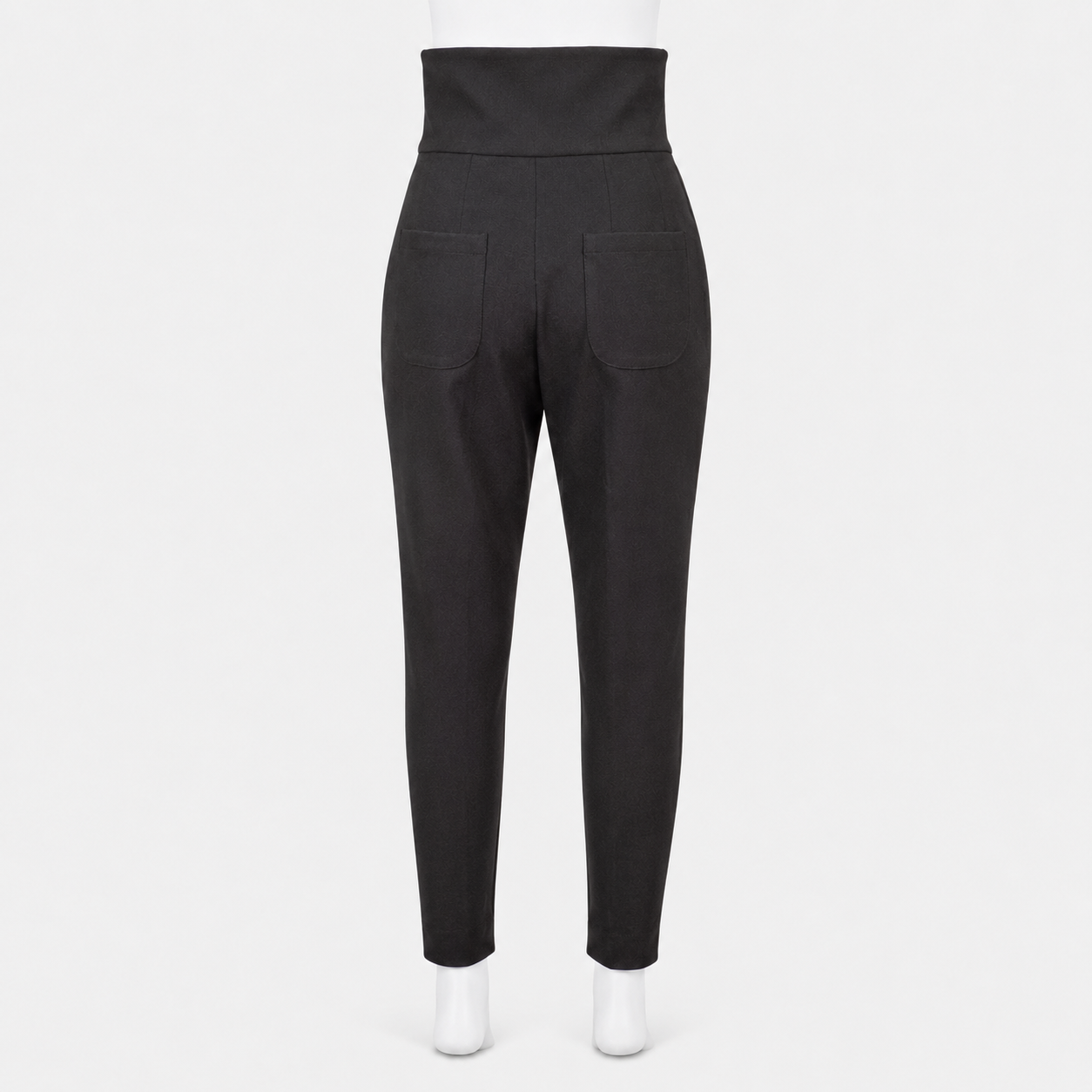 Black pants on a white background