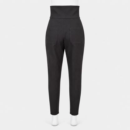 Black pants on a white background