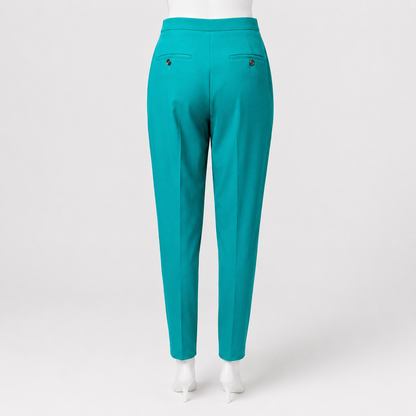 Gucci Teal Green Pleated Trouser Pants Size IT 40 | Loved By Lea