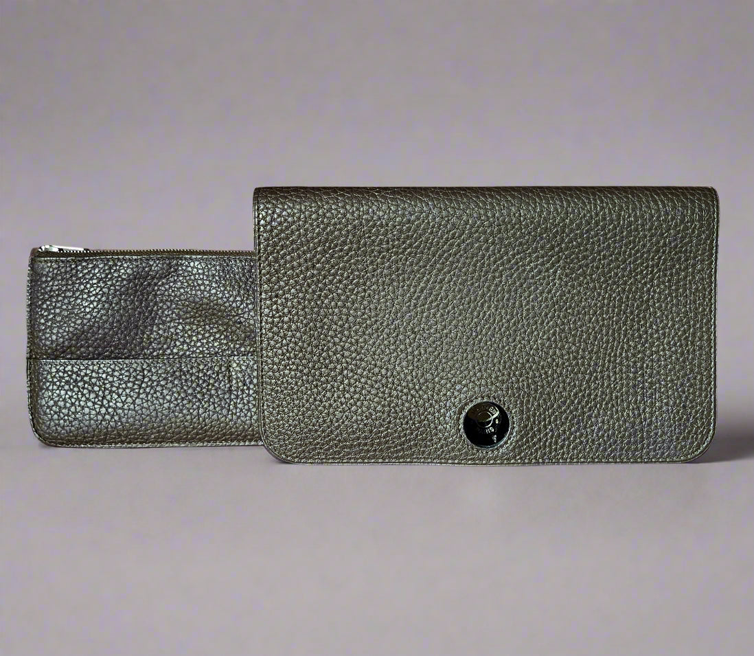 Loved By Lea: Hermès Dogon Duo Combined Leather Wallet Chocolate Brown