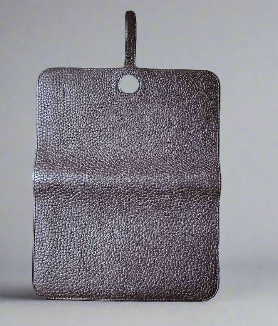 Loved By Lea: Hermès Dogon Duo Combined Leather Wallet Chocolate Brown