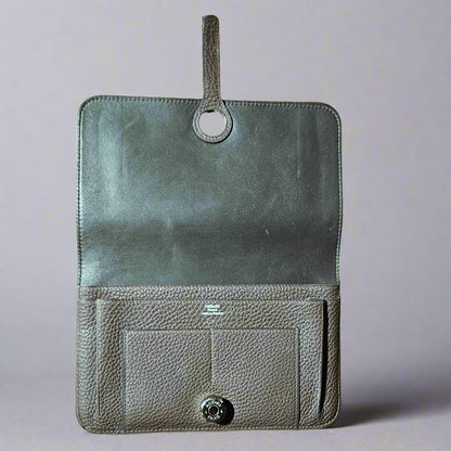 Loved By Lea: Hermès Dogon Duo Combined Leather Wallet Chocolate Brown