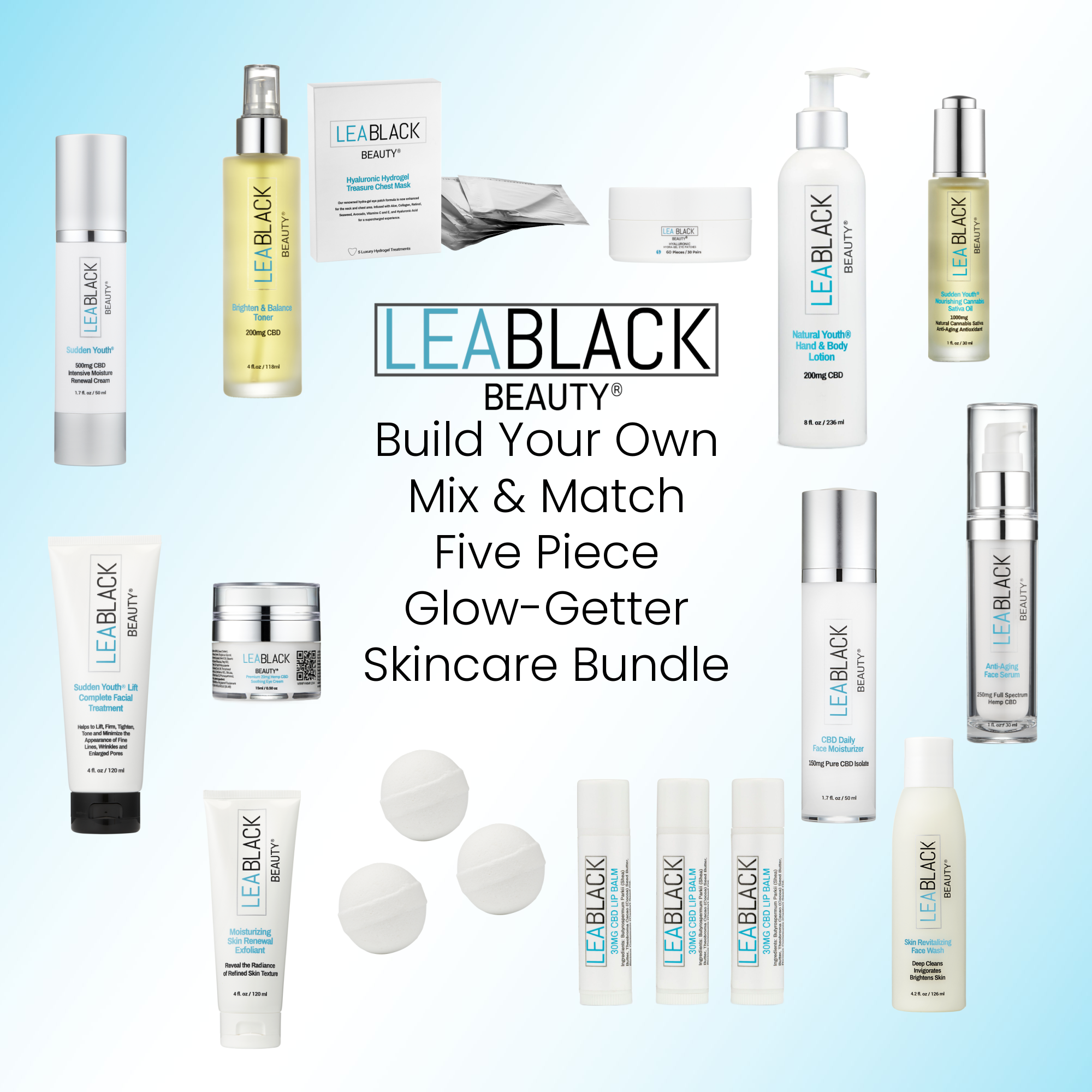 Lea Black Beauty® Mix & Match Five Piece Glow-Getter Bundle