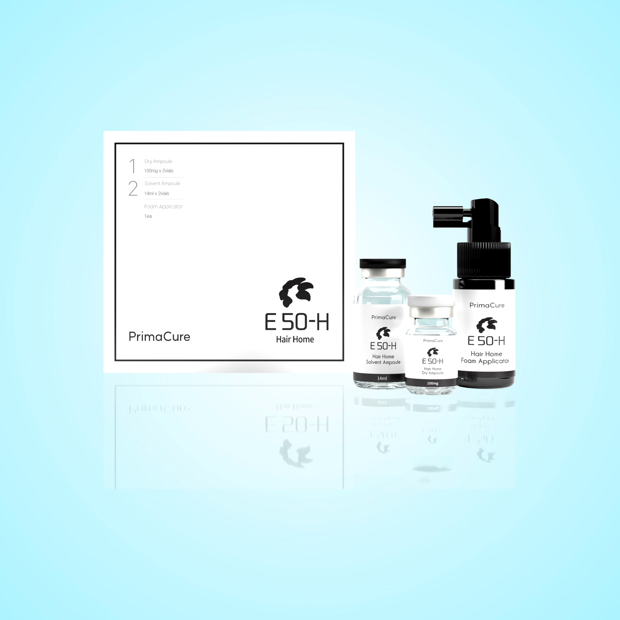 PrimaCure® e-50 Exosome Korean Skin & Hair Prestige Collection