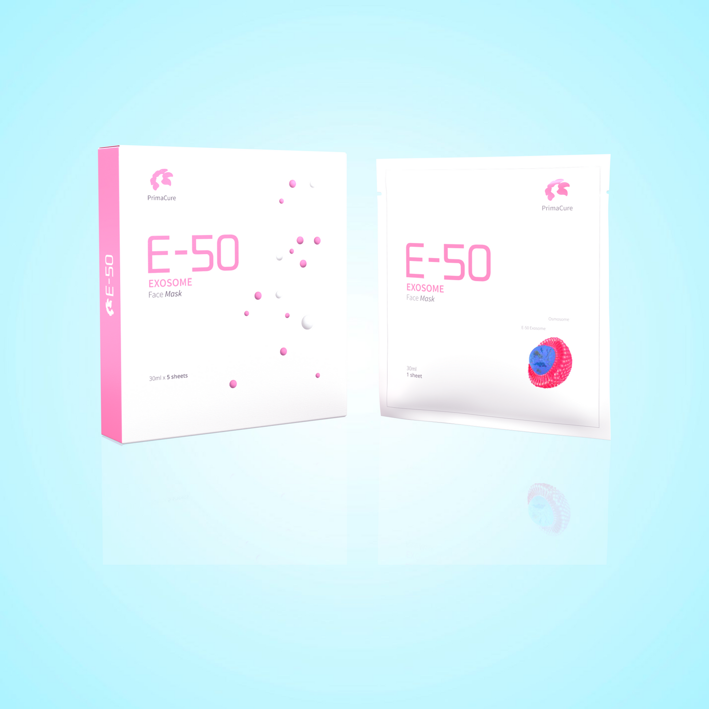 PrimaCure® E-50 "Pink Caviar" Salmon Exosome Face Mask