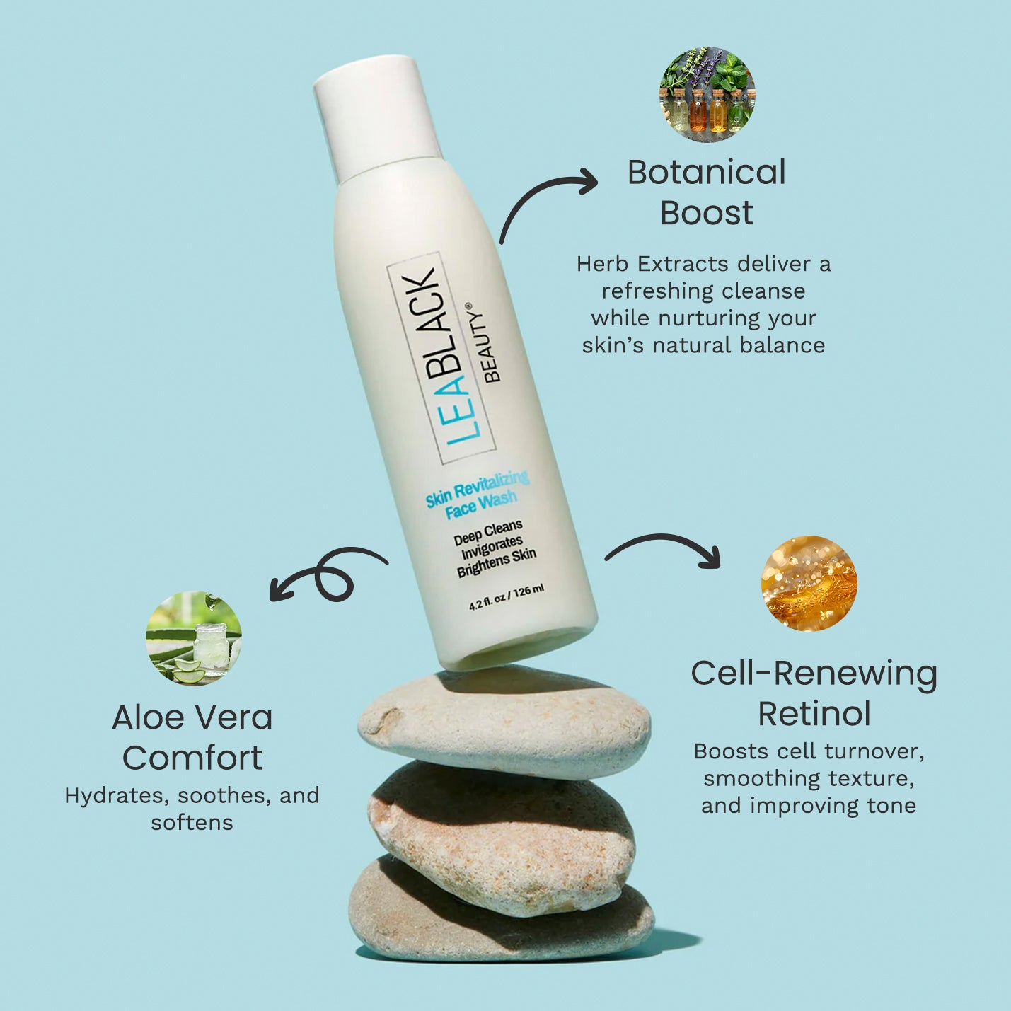 Lea Black Beauty® Skin Revitalizing Daily Face Wash