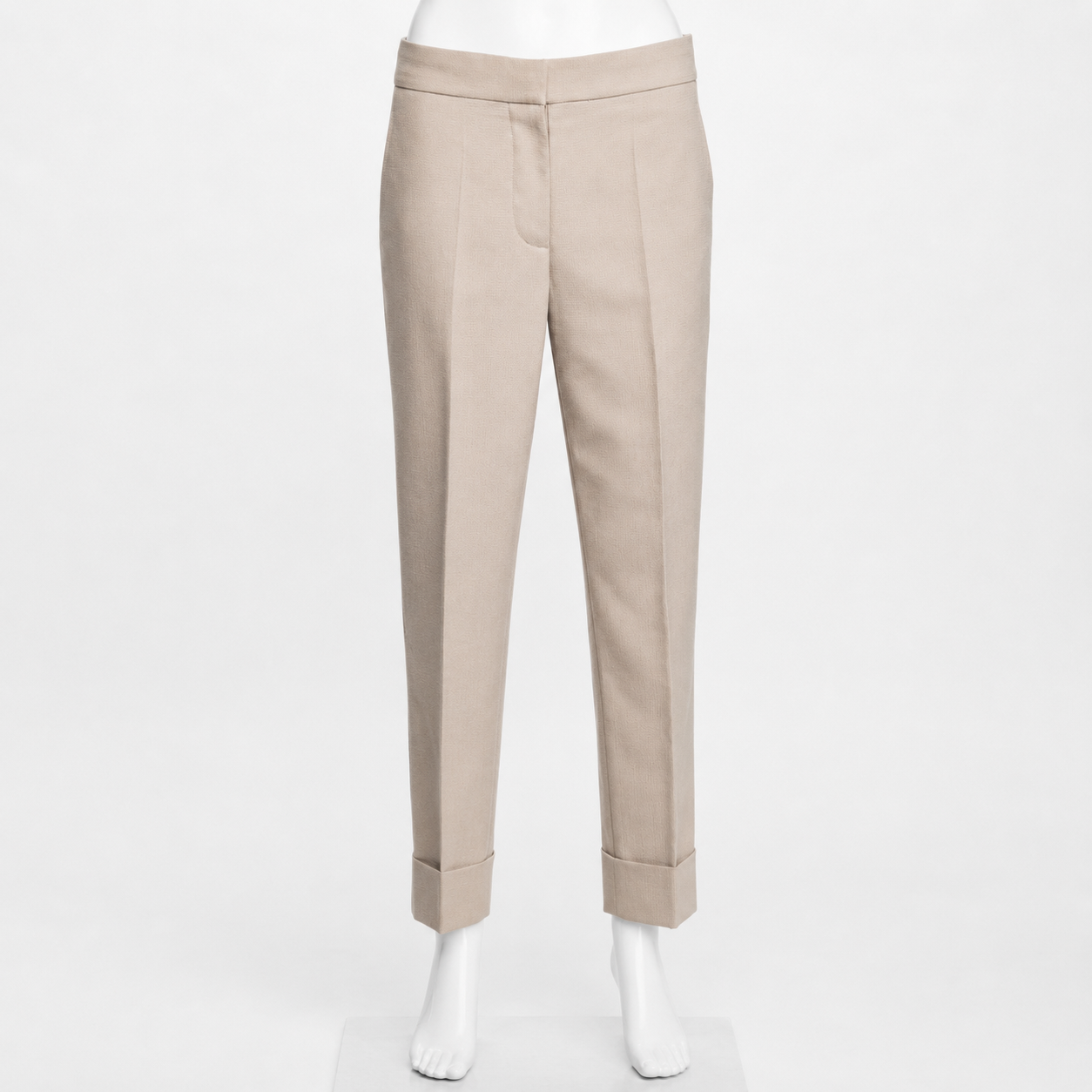 Stella McCartney Khaki Wool Tailored Pants Size 40 | Loved By Lea