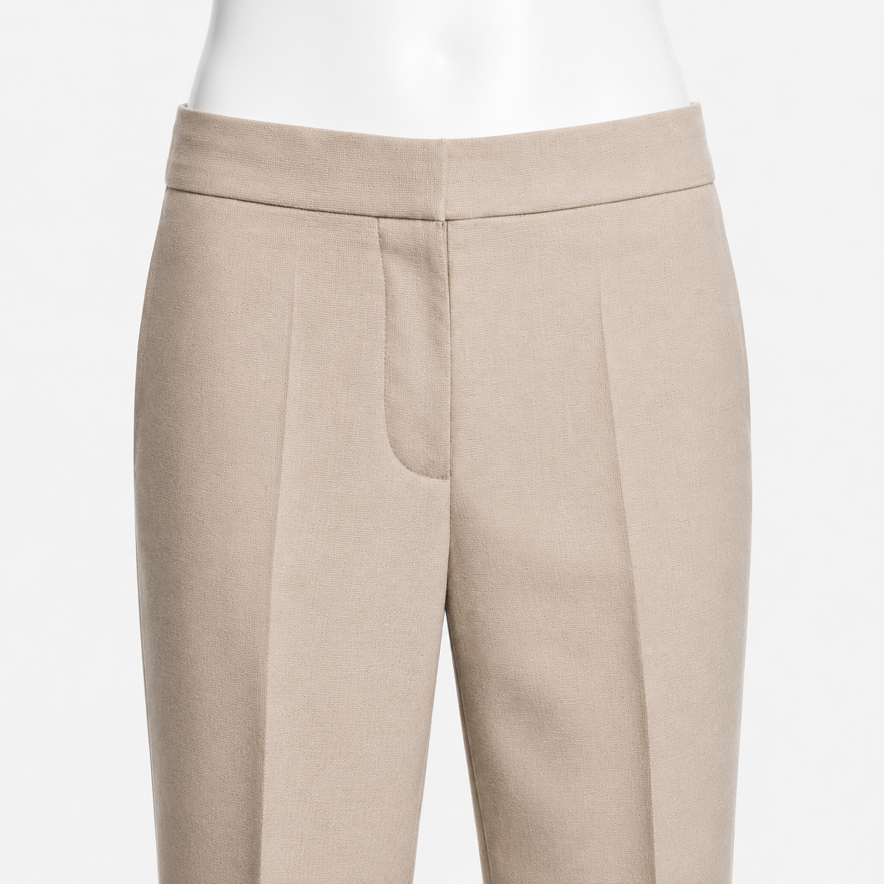 Stella McCartney Khaki Wool Tailored Pants Size 40 | Loved By Lea