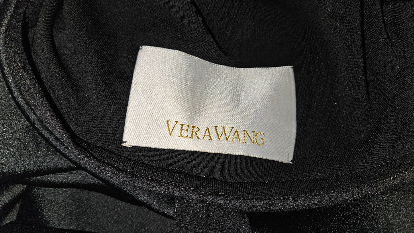 Loved by Lea: Vera Wang Black Dress with Waist Detail – Size 8