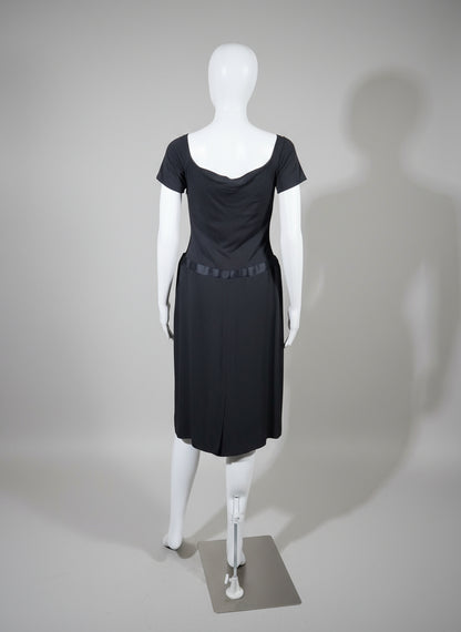 Loved by Lea: Vera Wang Black Dress with Waist Detail – Size 8