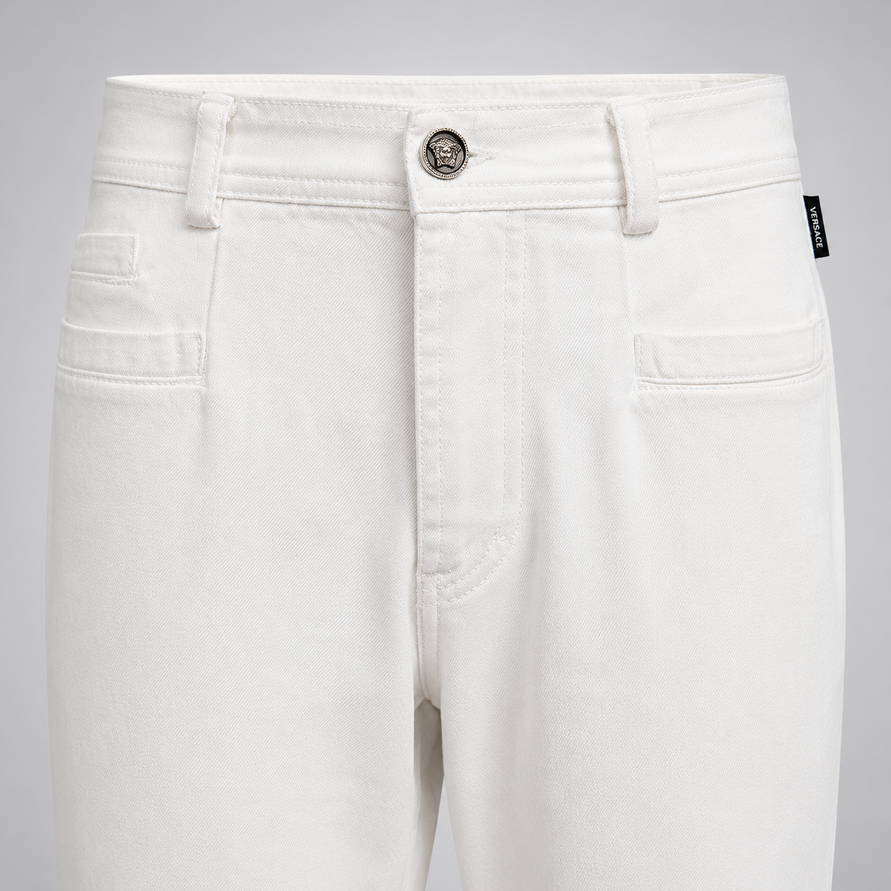 Vintage Versace Jeans Signature White Women’s 29 l Loved By Lea