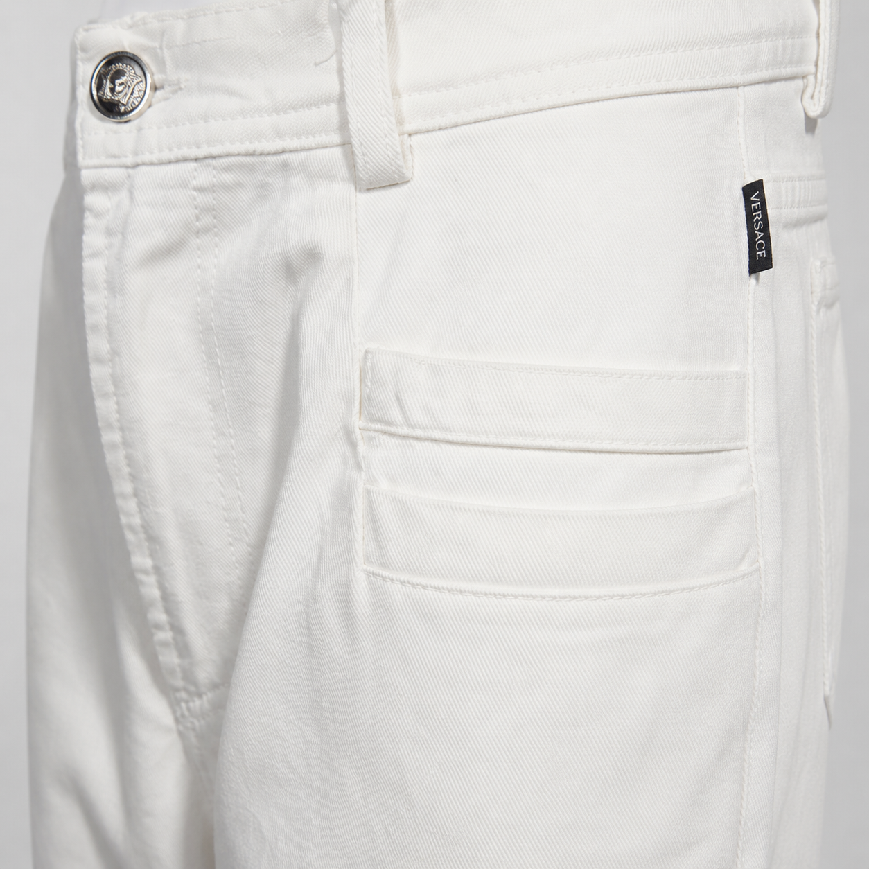 Vintage Versace Jeans Signature White Women’s 29 l Loved By Lea