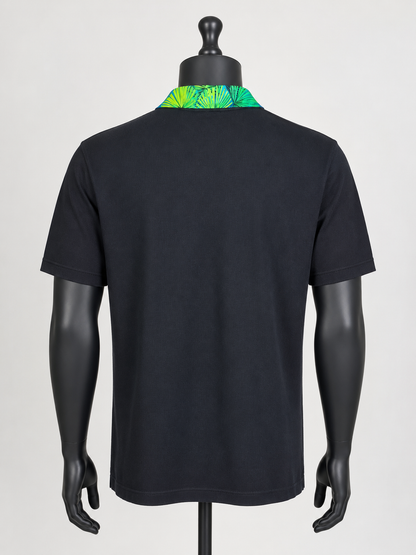 Versace Jungle Print Polo Shirt | Men's 2XL | Condition A Like New | Loved By Lea