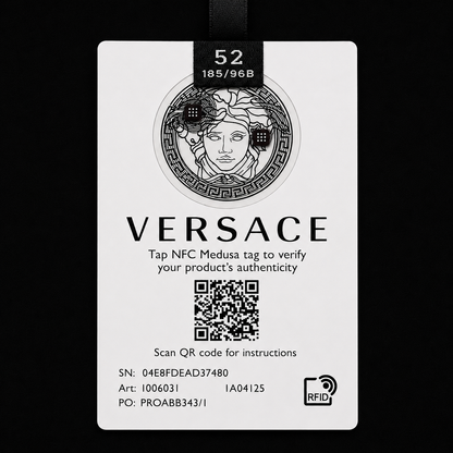 Versace La Greca Short Down Jacket | Midnight Blue | Italian Size 52 (US L/XL) | Loved By Lea