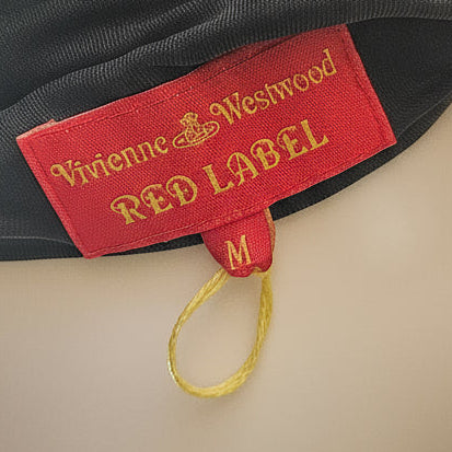 Loved By Lea: Vivienne Westwood Red Label Draped Jersey Midi Dress in Charcoal Grey (NWT, Size M)