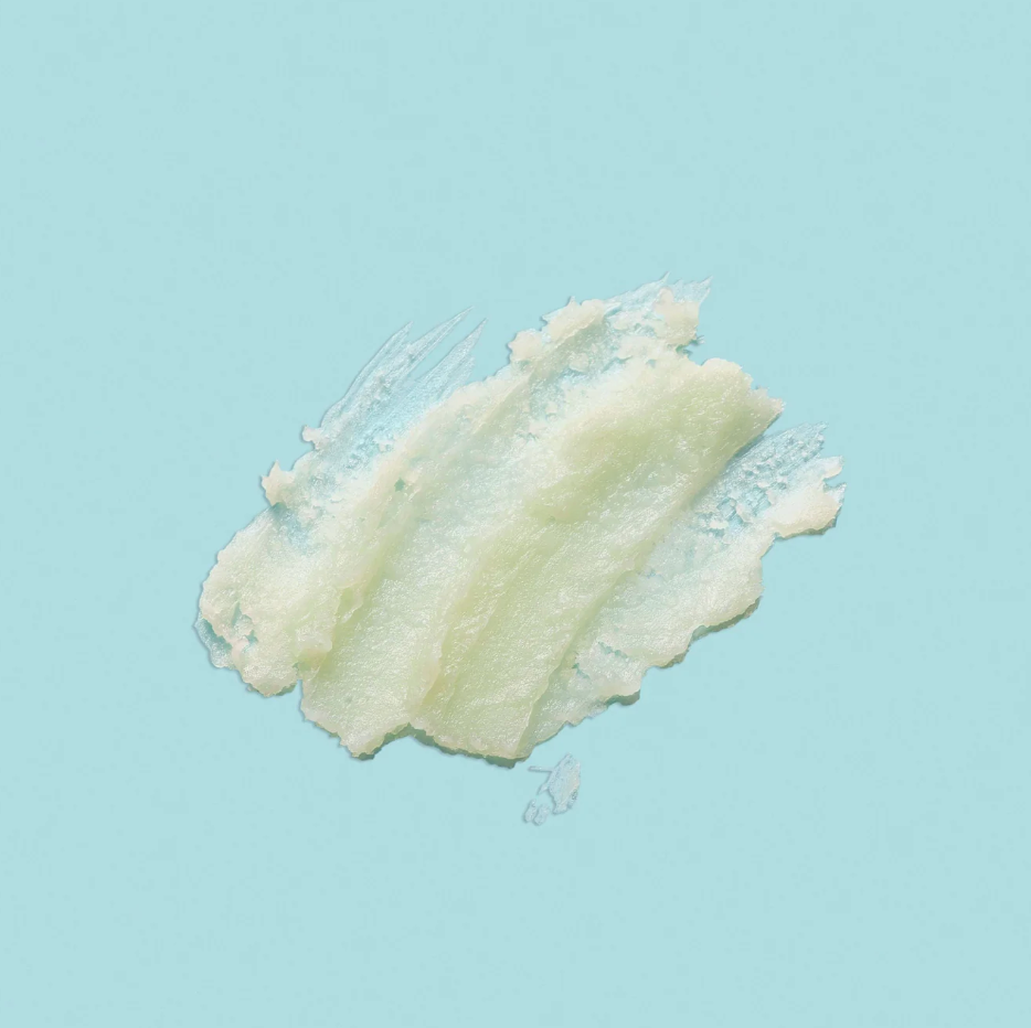 swatch of cbd lip balm