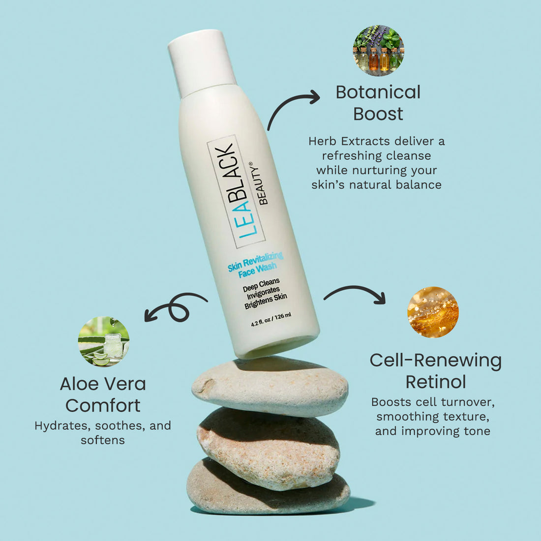 Lea Black Beauty® Mix & Match Three Piece Natural Skincare Bundle - Choose 3