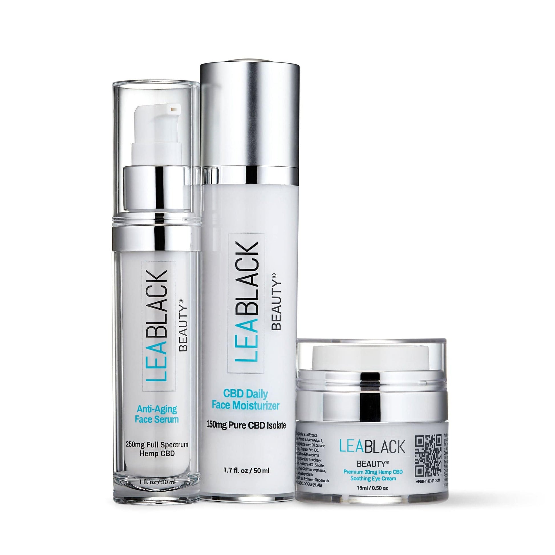 Lea Black Beauty® 3-Piece CBD Skincare Bundle